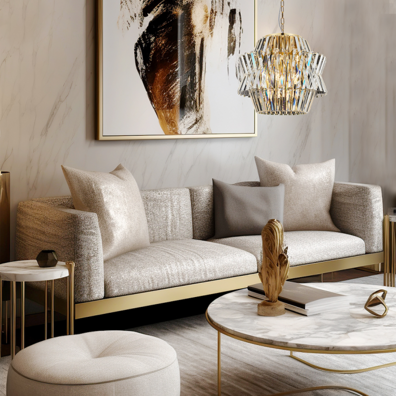 Люстра CROWN GOLD 12xE14