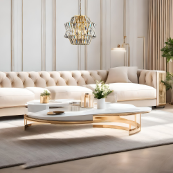 CROWN GOLD Chandelier 12xE14