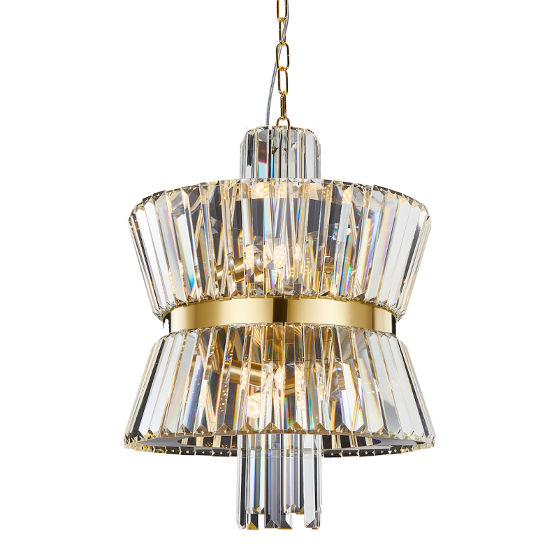 AURELIA GOLD Chandelier 8xE14