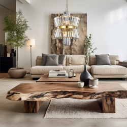 AURELIA GOLD Chandelier 8xE14