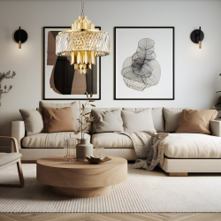 Люстра MARGOT GOLD 9xE14