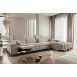 Ballagio XII Mix corner sofa with sleeping and relaxation function - Woven Fabric, Spring 1110
