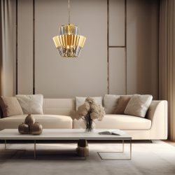 Люстра DONNA GOLD 9xE14