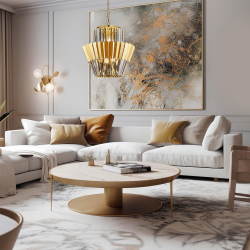 Люстра DONNA GOLD 9xE14