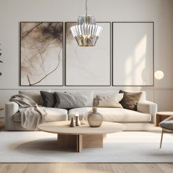 DONNA CHROME Chandelier 9xE14