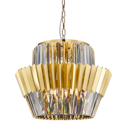 DONNA GOLD Chandelier 12xE14