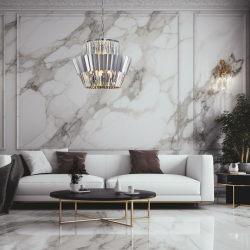 DONNA CHROME Chandelier 12xE14