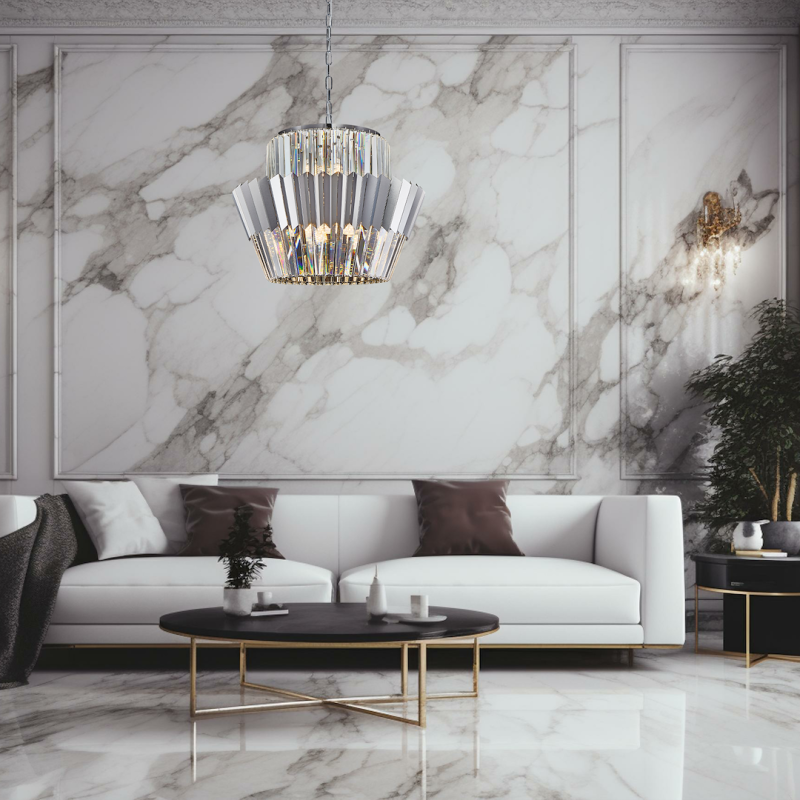 Żyrandol DONNA CHROME 12xE14