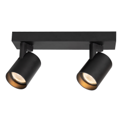 Volf Spot Black Fixture 2xGU10
