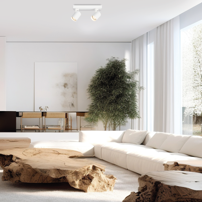 Carcasa Volf Spot Blanco 2xGU10