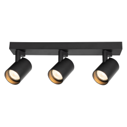 Volf Spot Black Fixture 3xGU10