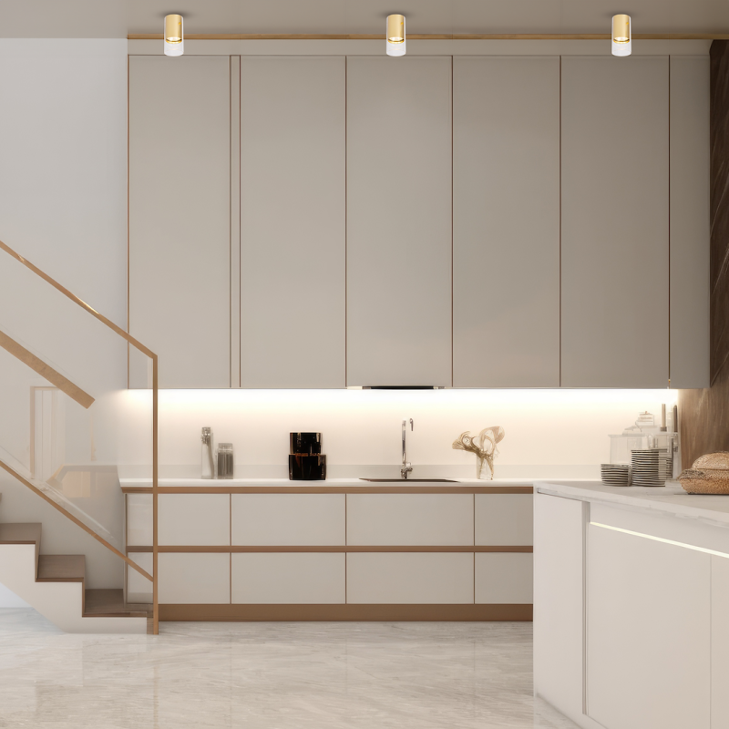 Carcasa Ricky Downlight Dorado 1xGU10