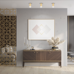 Ricky Downlight-Fassung Gold 1xGU10