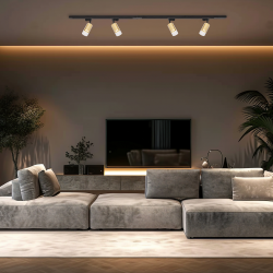 Світильник Ricky Track Золотий 1xGU10