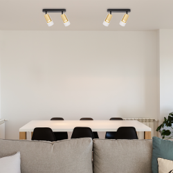 Ricky Spot Fassung Gold 2xGU10