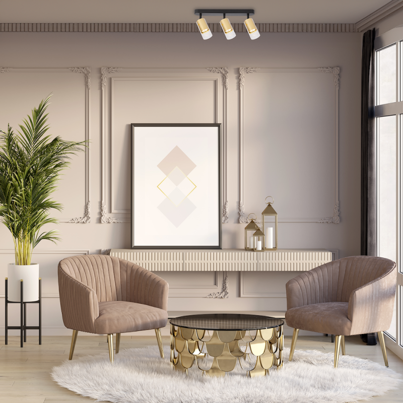 Ricky Spot Dorado 3xGU10