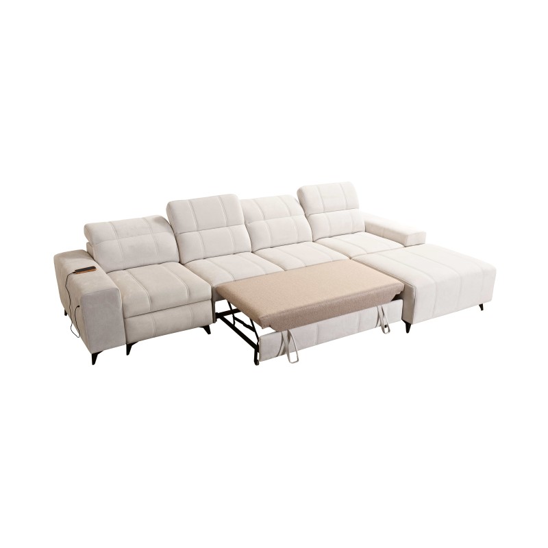 Ballagio XII Mix corner sofa with sleeping and relaxation function - Woven Fabric, Spring 1110