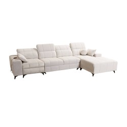 Ecksofa Ballagio XII Mix mit Schlaffunktion und Relax - Flechtnetz, Spring 1110