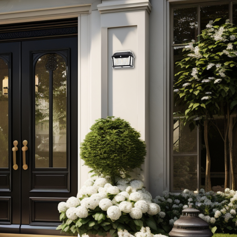 Solar-Wandleuchte Filo Dreifach 3000K