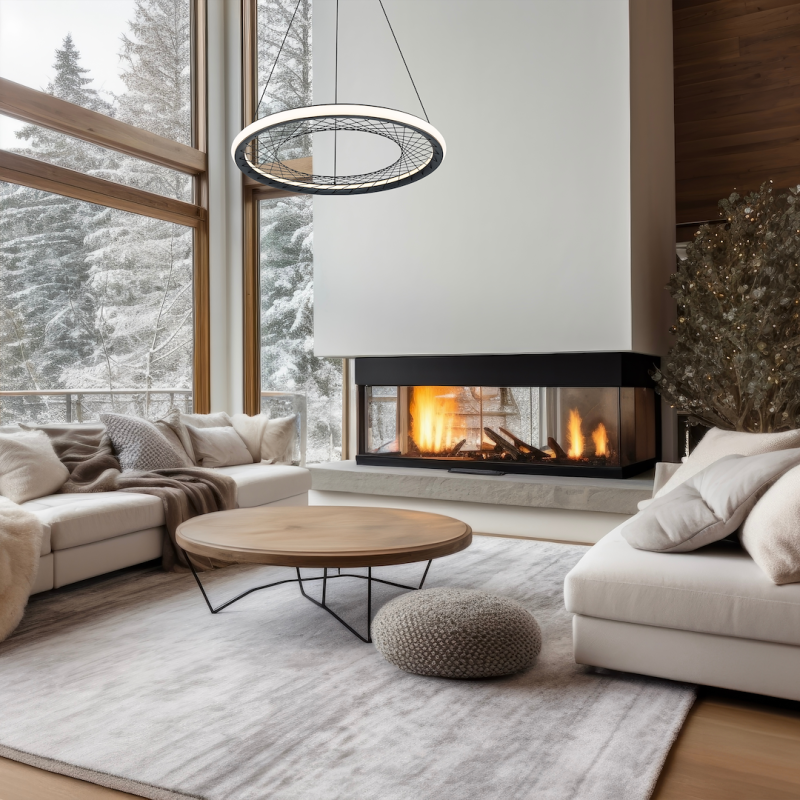 Підвісна лампа NEST 43W LED діаметром 61 см