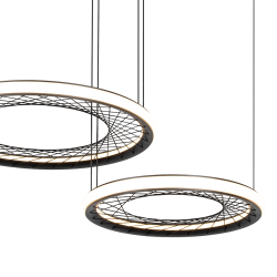 Підвісна лампа NEST 77W LED 61+41см
