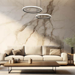Підвісна лампа NEST 77W LED 61+41см