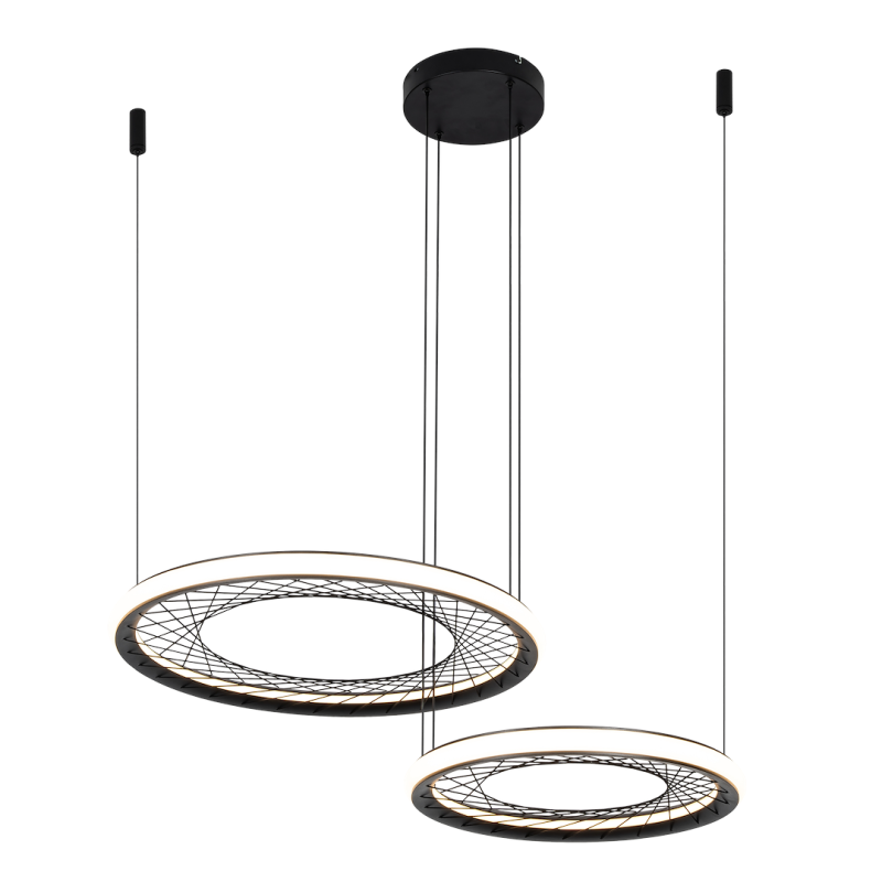 Підвісна лампа NEST 77W LED 61+41см