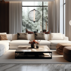 KYOTO 39W LED pendant lamp, 54cm diameter