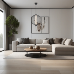 KYOTO 39W LED pendant lamp, 54cm diameter