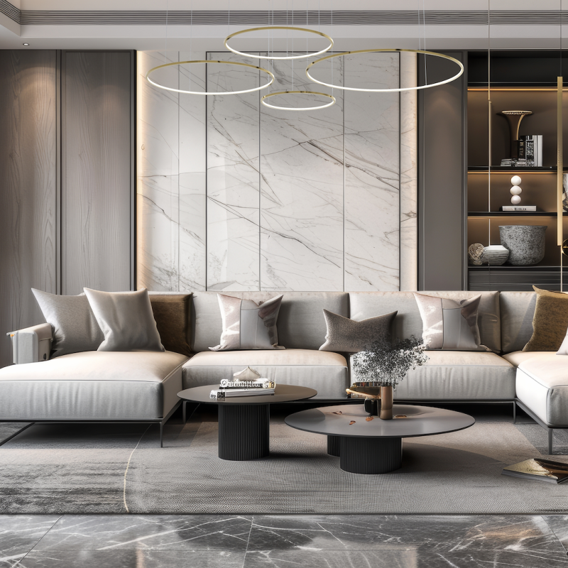 Saturno Gold 120W LED Pendant Lamp