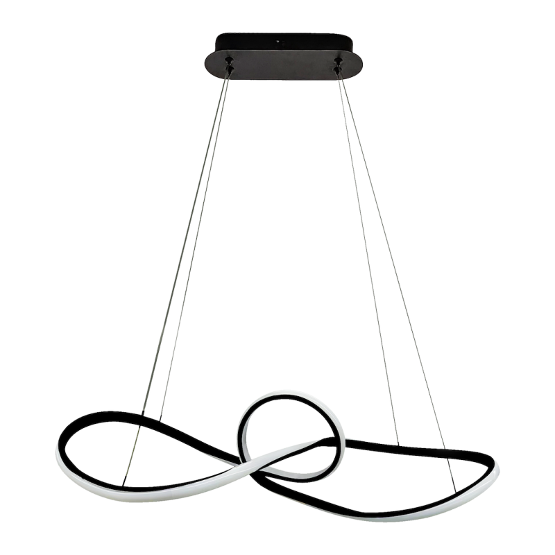 Marco Black 42W LED pendant lamp