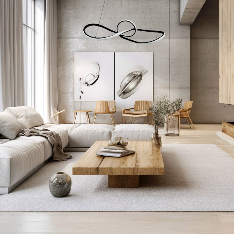 Marco Black 42W LED pendant lamp