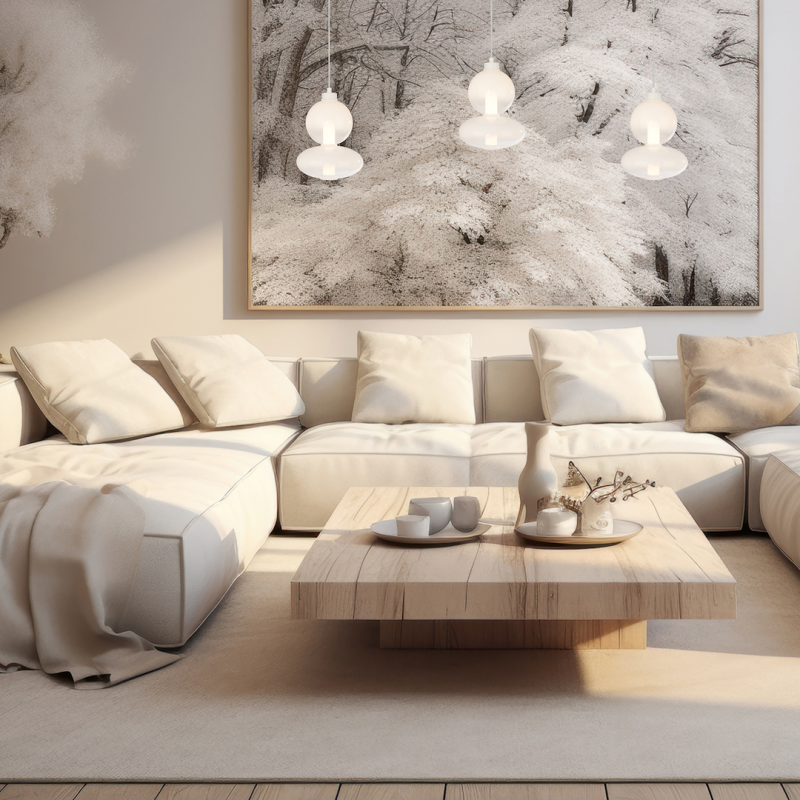 DAPHNE WHITE 12W pendant lamp