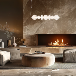 DAPHNE WHITE 40W pendant lamp