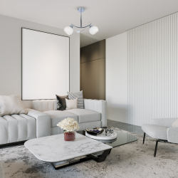 Lampa sufitowa Connor 2xE27 Biały