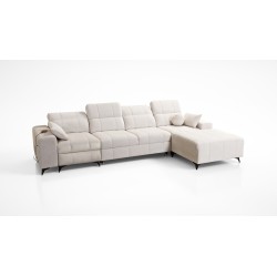 Ecksofa Ballagio XII Mix mit Schlaffunktion und Relaxfunktion - Geflecht, Spring 1108