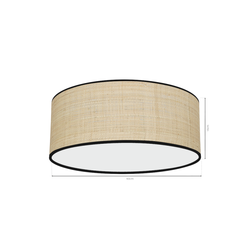 MARSHALL NUEVO / RATÁN 2xE27 Ø40cm