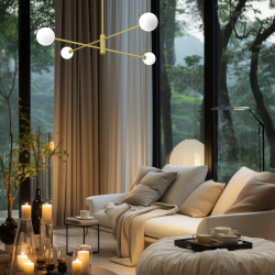 Ceiling lamp DORI GOLD 4xG9