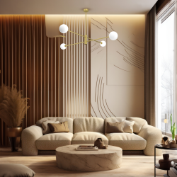 Ceiling lamp DORI GOLD 4xG9