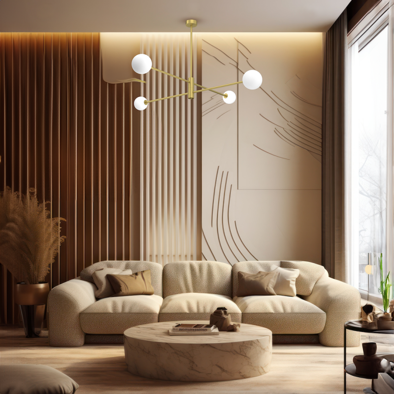 Стельова лампа DORI GOLD 4xG9