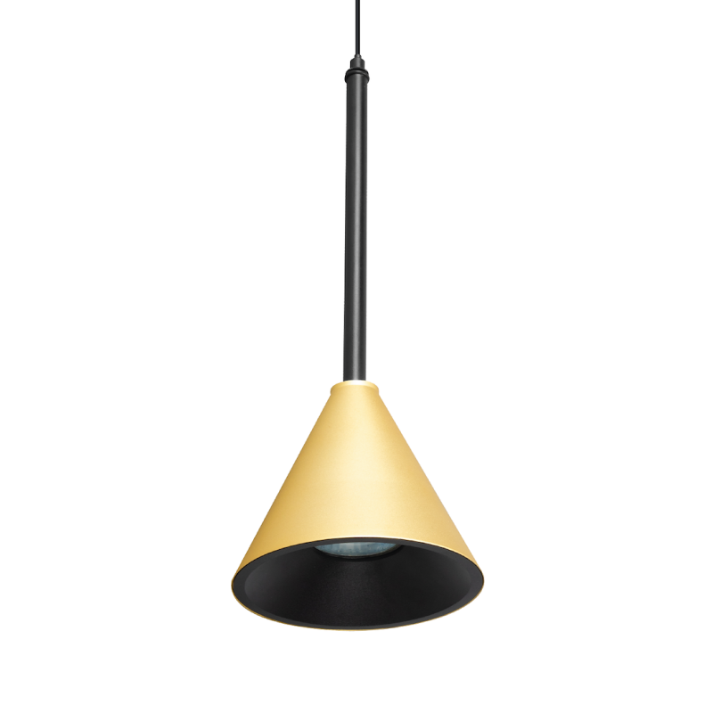 Lampa Wisząca Cone Złoty 1xGU10