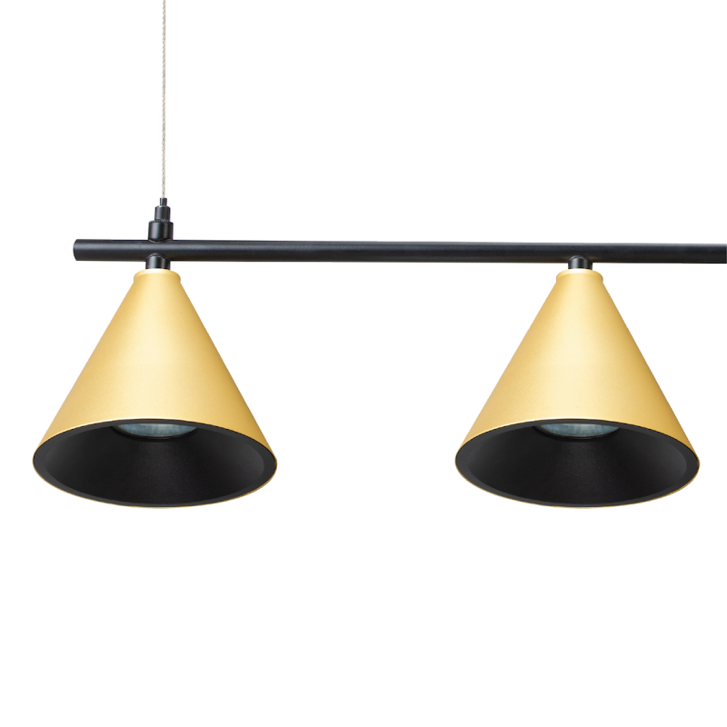 Hängelampe Cone Gold 4xGU10