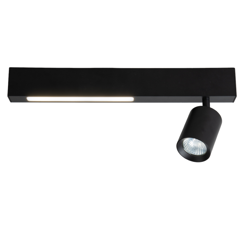 Lámpara de Techo Magnet 9W+1xGU10 3000/4000K Negro