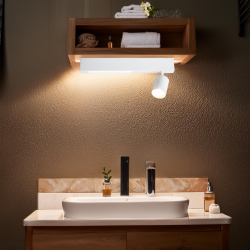 Стельова лампа Magnet 9W+1xGU10 3000/4000K Білий