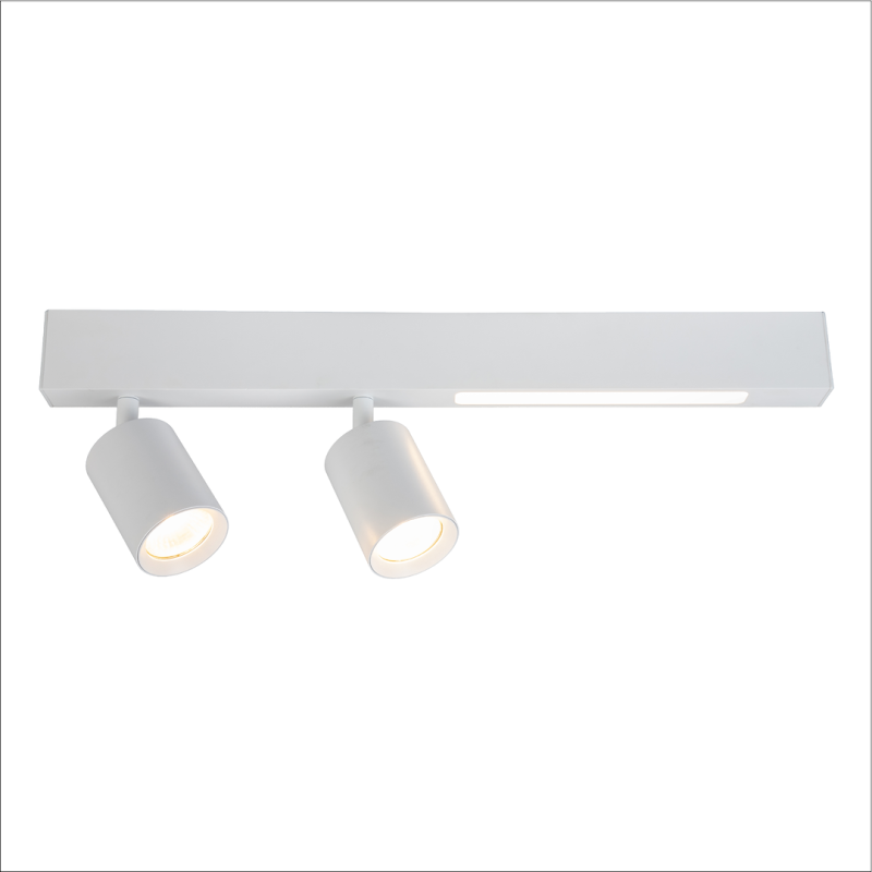 Ceiling Lamp Magnet 9W+2xGU10 3000/4000K White
