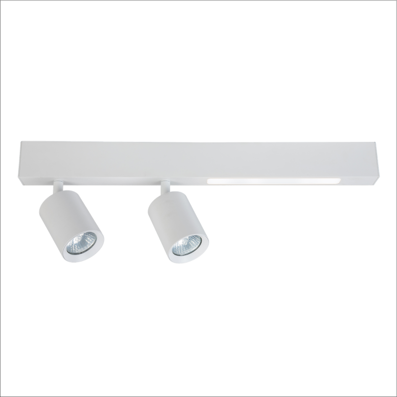 Ceiling Lamp Magnet 9W+2xGU10 3000/4000K White