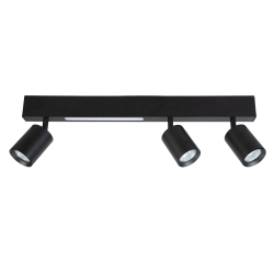 Ceiling Lamp Magnet 9W+3xGU10 3000/4000K Black