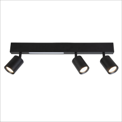 Ceiling Lamp Magnet 9W+3xGU10 3000/4000K Black