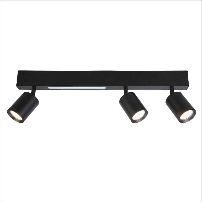 Lámpara de Techo Magnet 9W+3xGU10 3000/4000K Negro