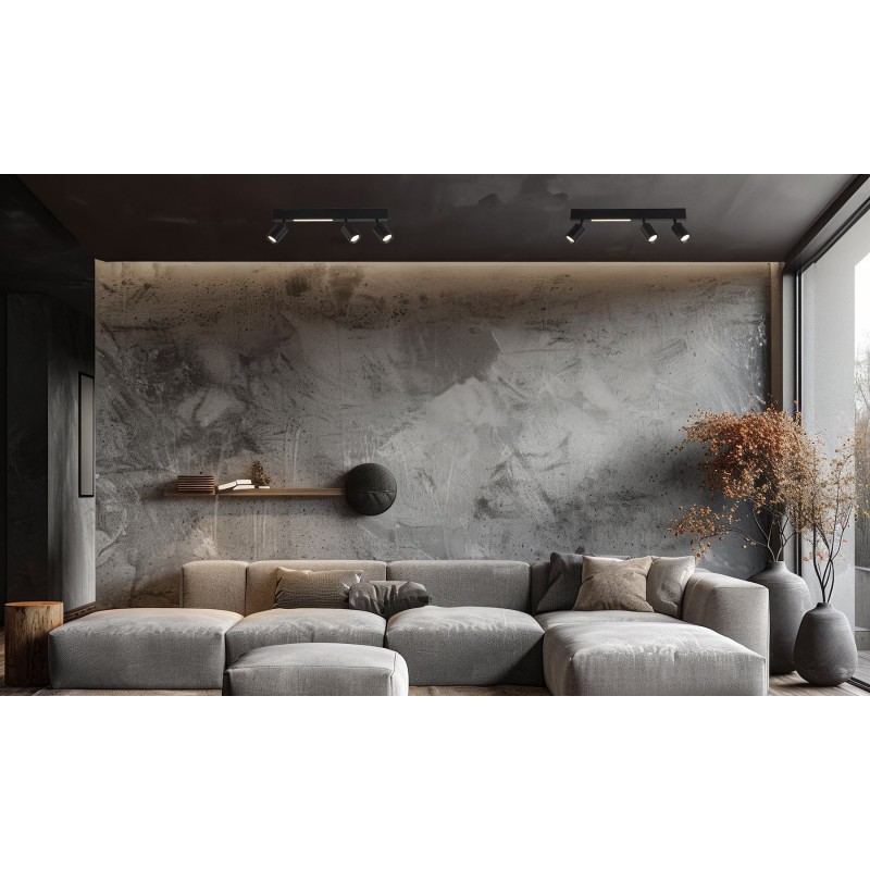 Lampa Sufitowa Magnet 9W+3xGU10 3000/4000K Czarny